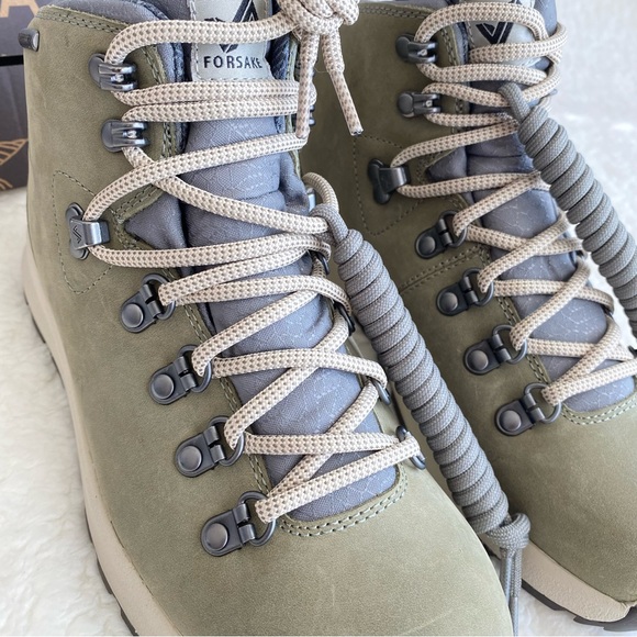 Forsake Womens Thatcher Mid Waterproof Hiking Boot, Green Ash, Size 8 - Picture 4 of 10